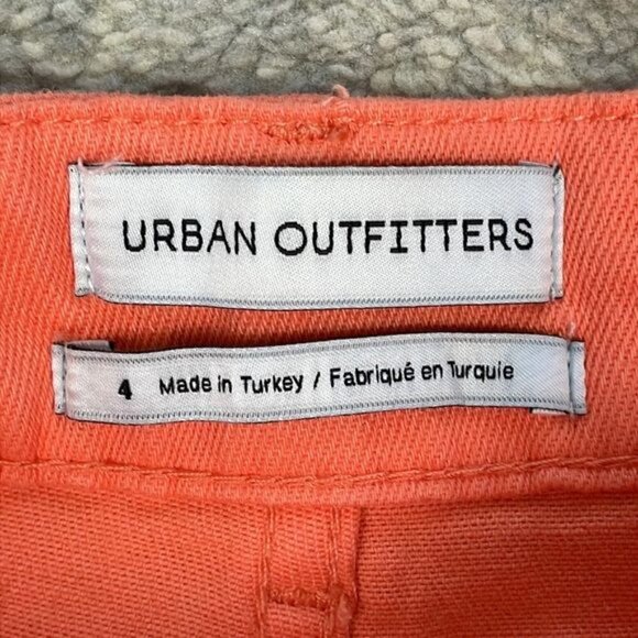 NWT Urban Outfitters Kingston Skirtall Overall Pink Rose Orange Summer Sz 4 - Picture 10 of 13